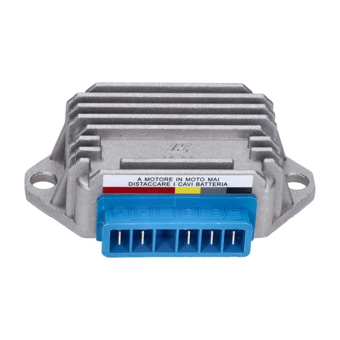Régulateur de tension Piaggio original 5 pôles kokusan ape, et2-et4, pk50, px, stalker, typhoon, zip rst, zip sp, sfera 2940165 - vue 3