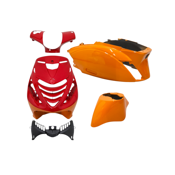 Carénage DMP SP EVO-1 Course orange/rouge 5 pièces zip2000 - vue 2