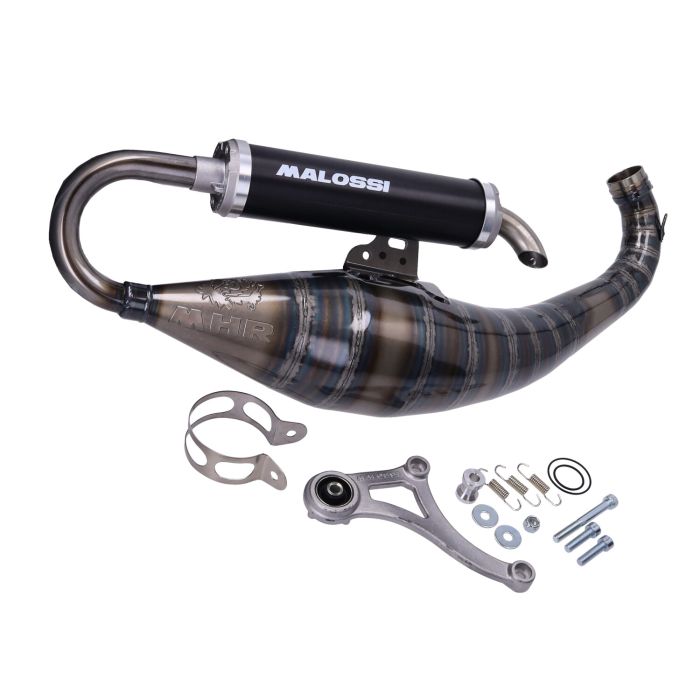 Silencieux Malossi Mhr Testa Rossa 100cc 52mm noir Sco Piaggio 2T 3219999 - vue 2