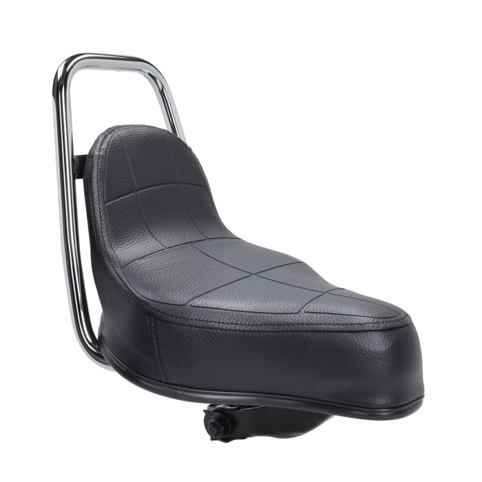 Selle hacheur avec support chromé noir Puch Maxi - vue 3