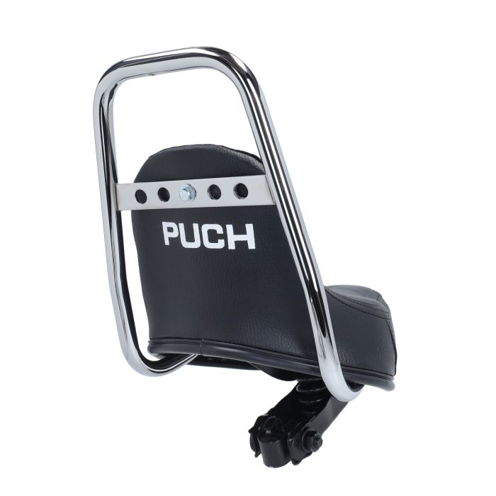 Selle hacheur avec support chromé noir Puch Maxi - vue 4