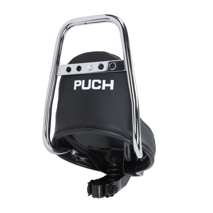 Selle hacheur avec support chromé noir Puch Maxi - vue 5