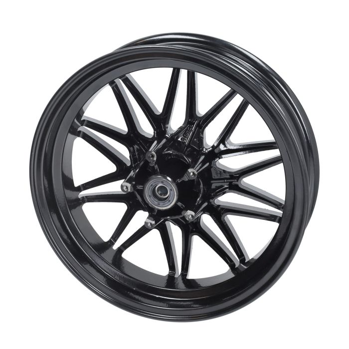 Jeu de roues Fast Arrow Pro 11+12 insch +oversize brake disc set noir brillant zip 2t, zip 4t, zip2000 - vue 9