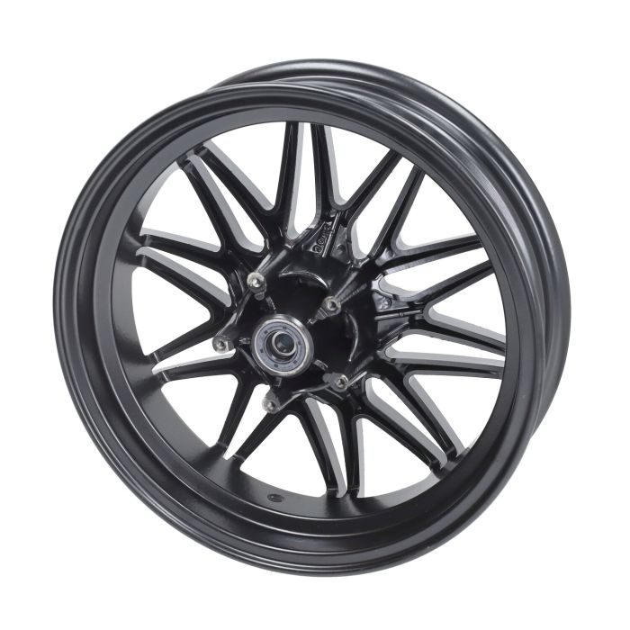 Jeu de roues Fast Arrow Pro 11+12 insch +oversize brake disc set noir mat zip 2t, zip 4t, zip2000 - vue 7