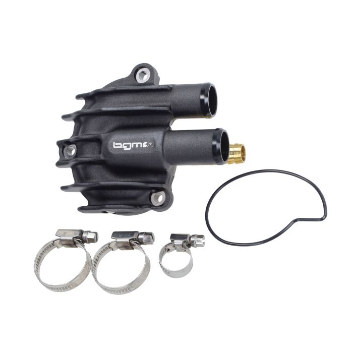 Boîtier de la pompe à eau BGM noir gts 125cc, gts 300 HPE, vespa bgm4820bk - vue 3