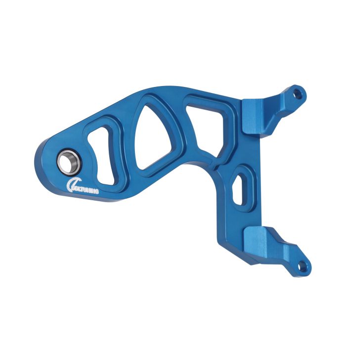Attelle DDL Tuning CNC renforcement du carter bleu Runner 125cc 2T / Runner 180cc 2T - vue 2