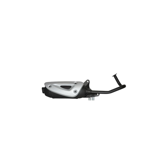 Échappement Tecno silencieux standard droit 12 pouces noir GY6 4T - vue 2