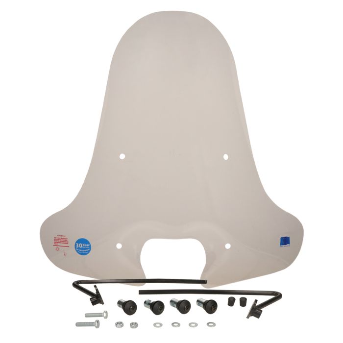 Pare-brise Regia modèle Zip Chine AGA 70 cm clair avec kit de montage - vue 5
