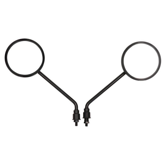 Paire de rétroviseurs noir brillant pour Vespa LX, Napoli, Fiddle, GTS Toscana, Riva, Tonik, Vespelini, VX50 - vue 2