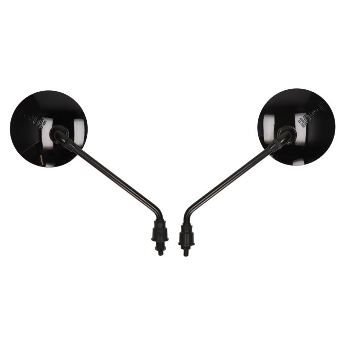 Paire de rétroviseurs noir brillant pour Vespa LX, Napoli, Fiddle, GTS Toscana, Riva, Tonik, Vespelini, VX50 - vue 5