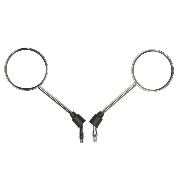 Paire de rétroviseurs chrome 10 mm - vue 3