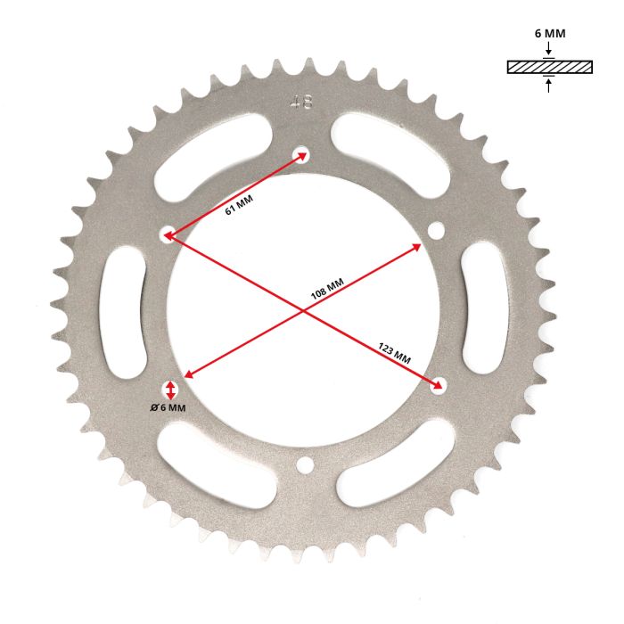 Couronne DMP Qualité A 48t gpr, gpr2004, rs2006, rx - vue 4