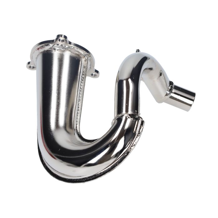 Coude de pot d'échappement 101 Octane Euro-4 Bêta Chrome Track Beta RR50 - vue 2