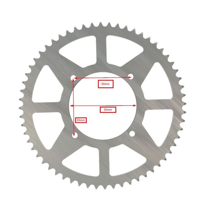 Couronne Esjot 420-1/4 aluminium 60t beta rr50 - vue 2