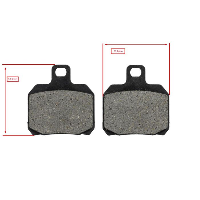 Plaquette de frein Malossi beverly 400cc 6215017bb - vue 2