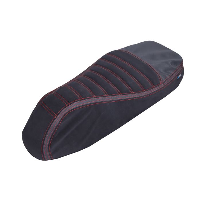 Housse de selle Regia bande alcantara Sport Vespa noir/rouge GTS 125 cc / 250 cc / 300 cc (Euro 4) - vue 2