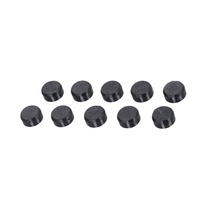 Capuchon BGM fixateur couvercle de transmission M6 noir 10pcs Piaggio Vespa MN1077X - vue 2