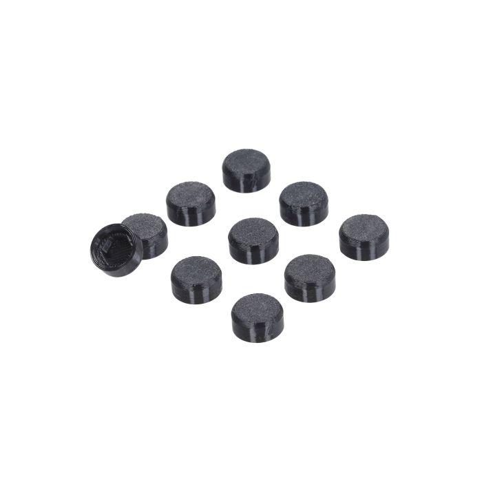 Capuchon BGM fixateur couvercle de transmission M6 noir 10pcs Piaggio Vespa MN1077X - vue 4
