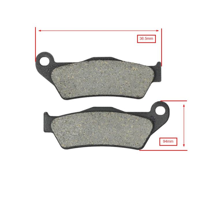 Plaquette de frein Polini beverly 400cc, burgman 125cc, burgman 150cc, majesty 125/150/180 174.0027 - vue 2