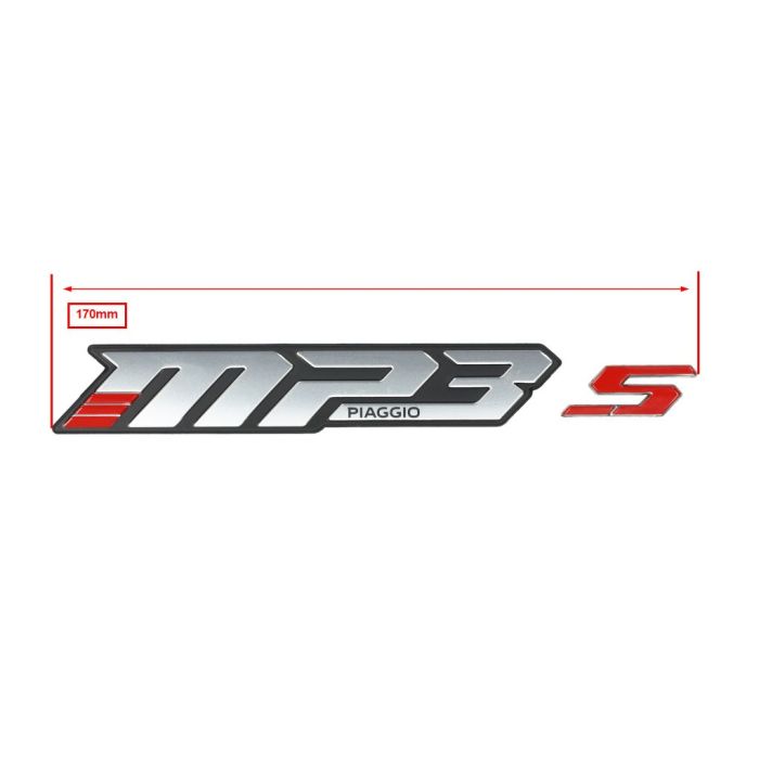 Sticker Piaggio Original MP3 400cc Euro 5 2H005223 - vue 2