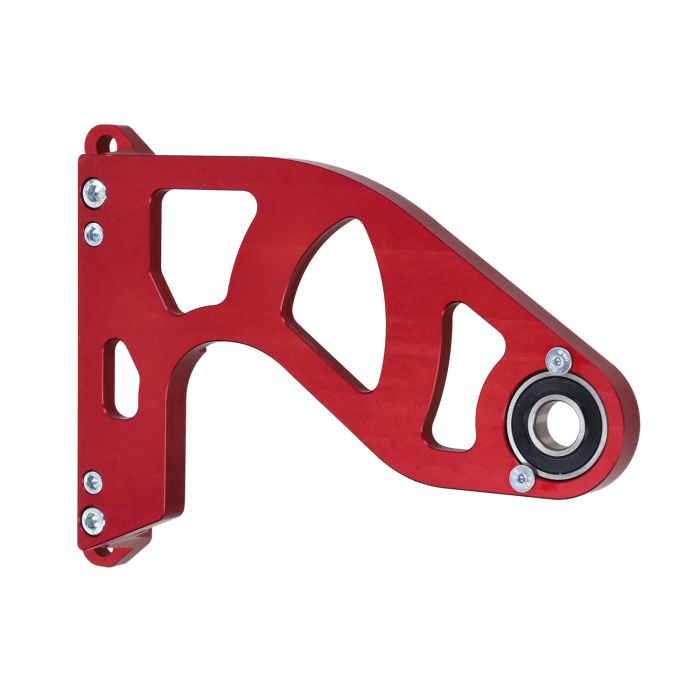 Attelle DDL Tuning CNC renforcement du carter rouge Runner 180cc 2T / Runner 125cc 2T - vue 3