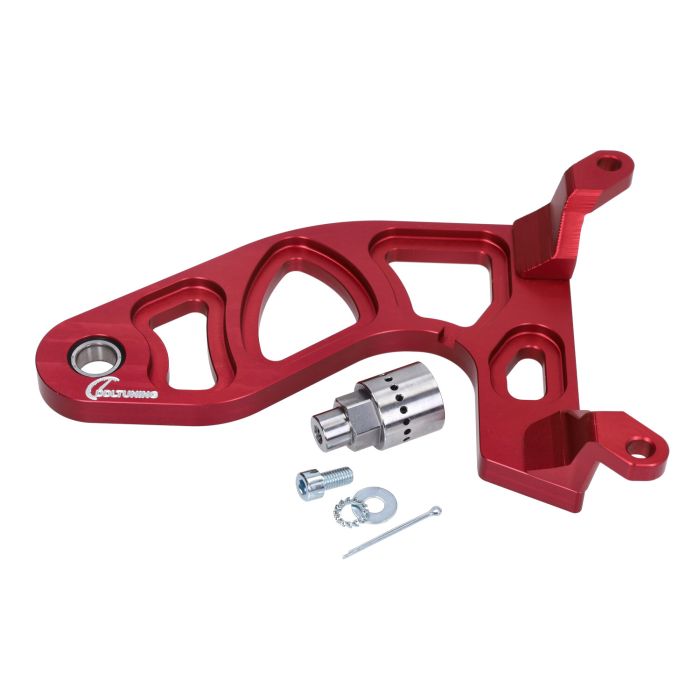 Attelle DDL Tuning CNC renforcement du carter rouge Runner 180cc 2T / Runner 125cc 2T - vue 5
