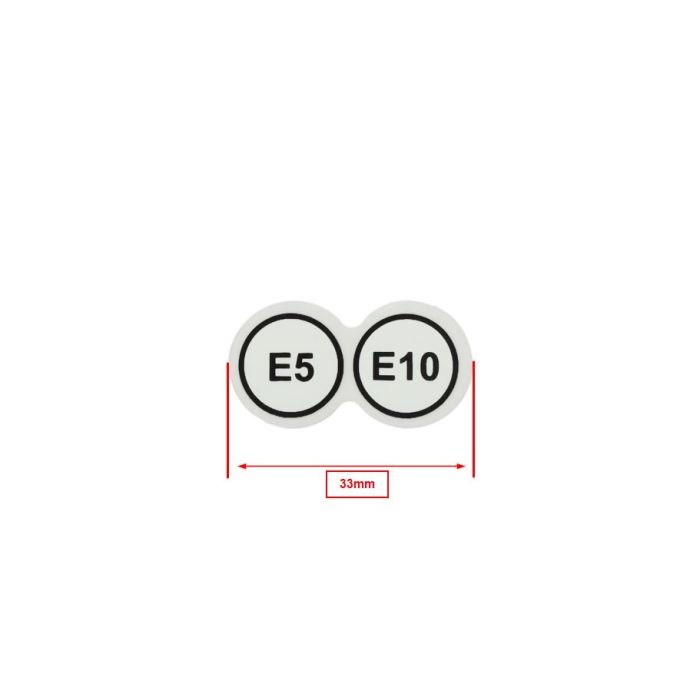 Autocollant Aprilia Piaggio Original [E5/E10] Piaggio & Vespa 2B0059385 - vue 2