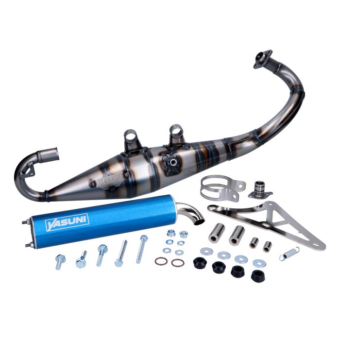 Silencieux Yasuni R bleu Scooter Piaggio 2T TUB420A - vue 5