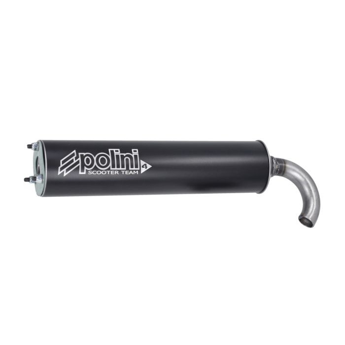 Silencieux Polini équipé 4 noir Minarelli Piaggio 2T - vue 2