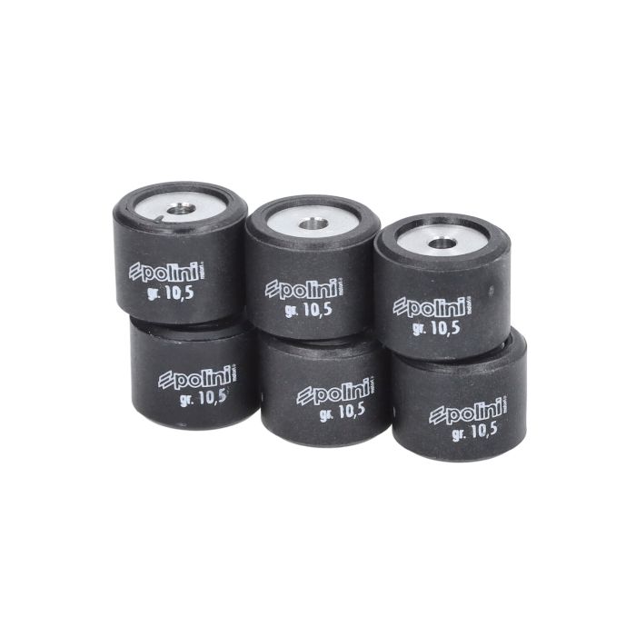 Galets variateur Polini 10,5gr 20,9x17mm 242.341 - vue 2