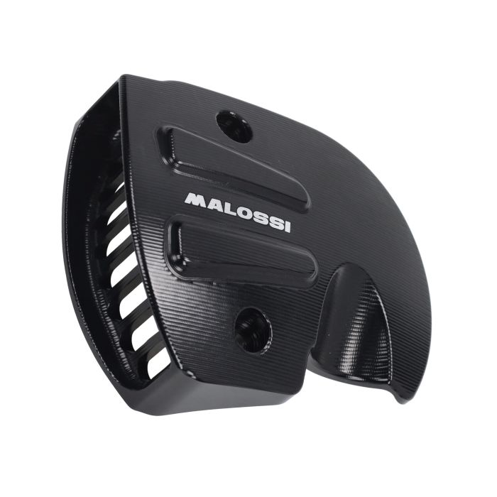 Carter de transmission Malossi bouchon de refroidissement cnc noir ventilé noir atlantic, beverly 125cc, beverly 300cc, gts 125-300 4t, liberty 125cc 2520245bb - vue 4