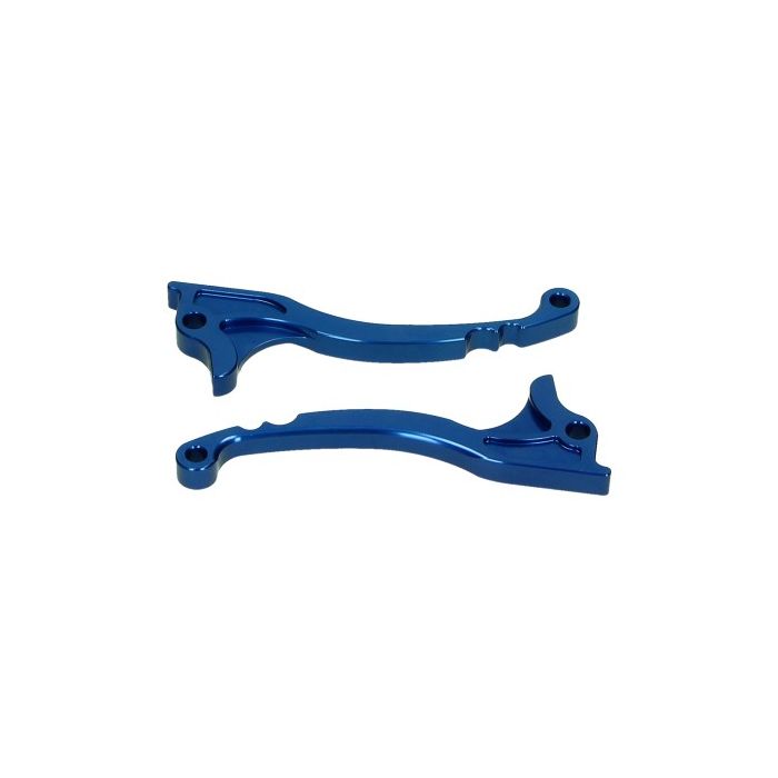 Poignée de frein Power1 CNC aluminium bleu Aérox