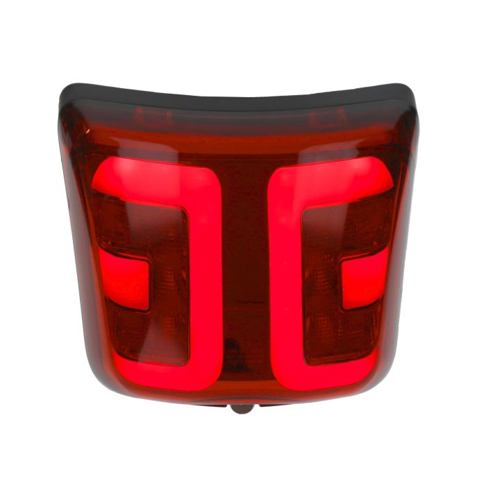 Feu arrière Power1 dirigé tube rouge noir mat GTS 300 Euro 4 - GTS tous modèles - vue 3
