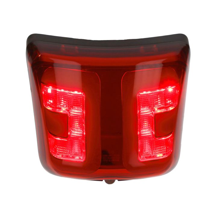 Feu arrière Power1 dirigé tube rouge noir mat GTS 300 Euro 4 - GTS tous modèles - vue 6