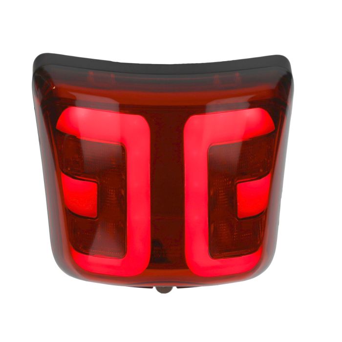 Feu arrière Power1 dirigé tube approbation électronique rouge noir brillant gts all mod., gts super 300cc - vue 2