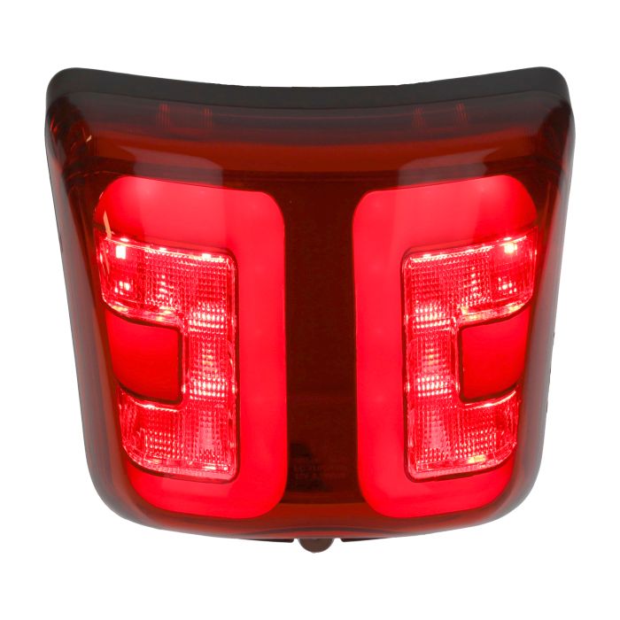 Feu arrière Power1 dirigé tube approbation électronique rouge noir brillant gts all mod., gts super 300cc - vue 6