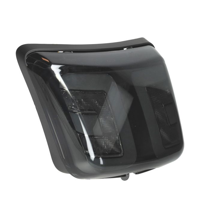 Feu arrière Power1 dirigé tube de fumée noir mat GTV GTS 125cc 250cc 300cc - vue 2