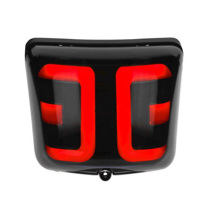 Feu arrière Power1 dirigé tube de fumée noir mat GTV GTS 125cc 250cc 300cc - vue 5