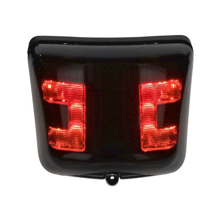 Feu arrière Power1 dirigé tube de fumée noir mat GTV GTS 125cc 250cc 300cc - vue 7