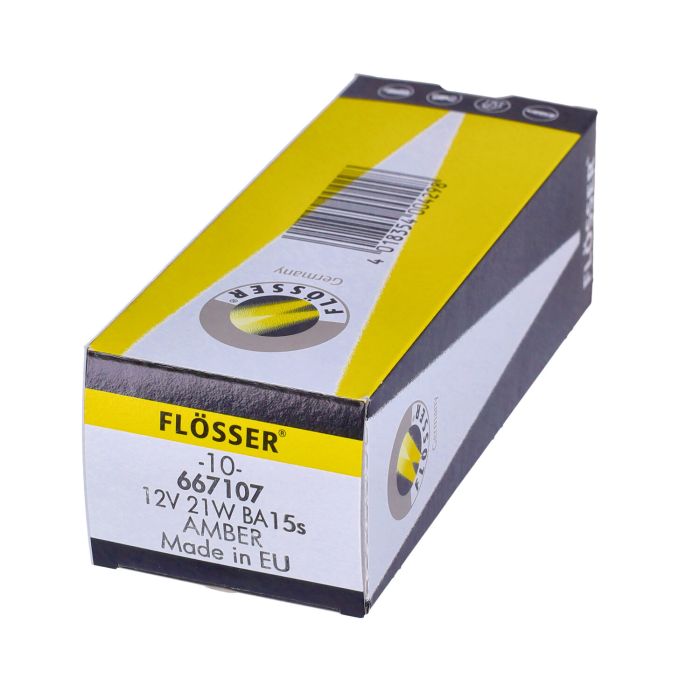 Ampoule 12V Flosser 21W ba15 orange - vue 2