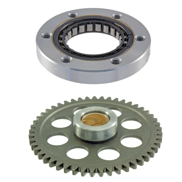 Roue et pignon de démarrage RMS MBK/Yamaha 250-300 cc