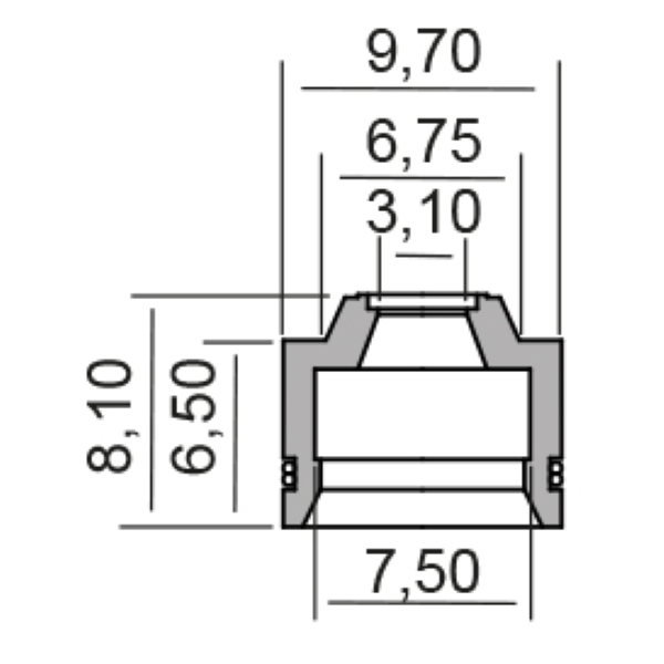Joints SPi de soupape moteur RMS Aprilia 125 cc - vue 2