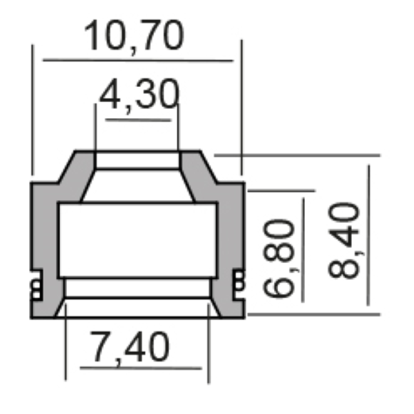 Joints spi de soupape moteur RMS Peugeot Tweet 50-125cc - vue 2