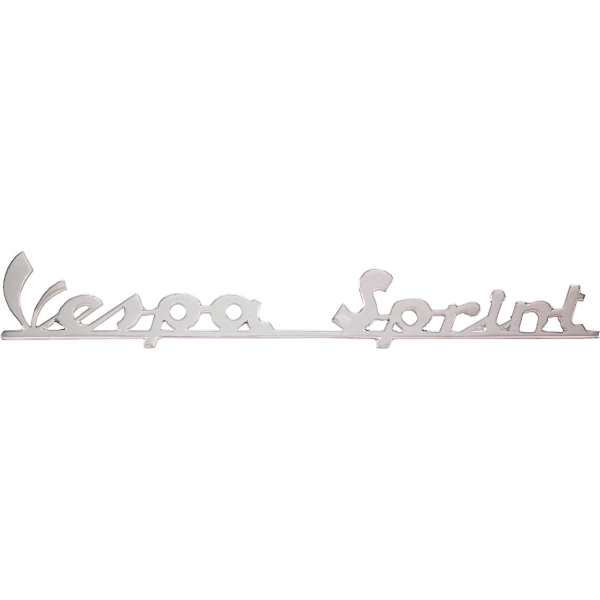 Plaque signalétique arrière RMS Classic Piaggio Vespa Sprint 90663