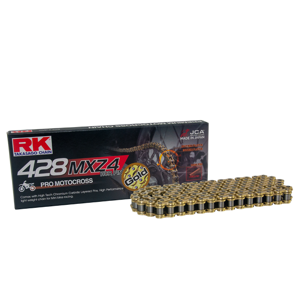 Chaîne RK 428mxz4-136 CL or