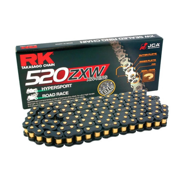 Chaîne de transmission RK BL520ZXW-120 CLF Black Scale - vue 2
