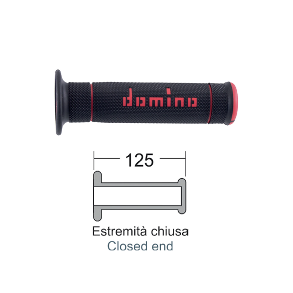 Poignées Domino Noir/Rouge - vue 3