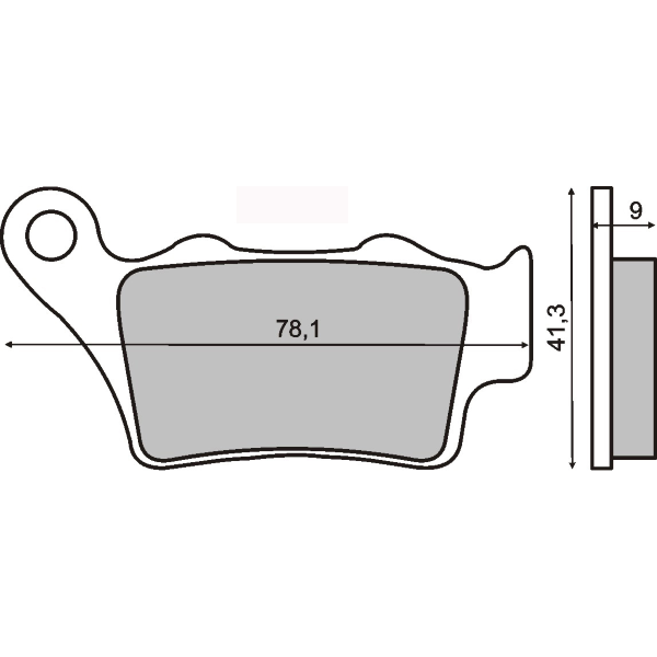 Plaquettes de frein frittées Sinter-Tech RMS Aprilia Pegaso 650cc IE
