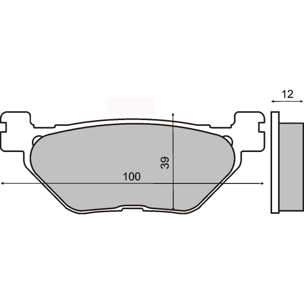 Plaquettes de frein frittées Sinter-Tech RMS Yamaha T-Max 500cc