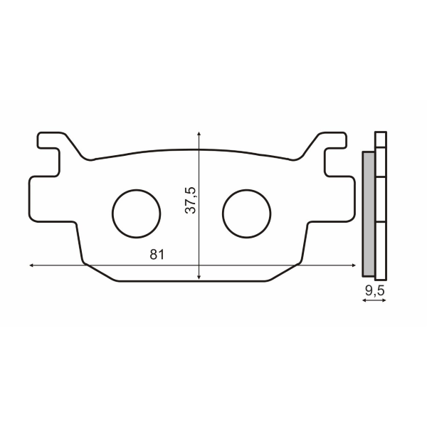 Plaquettes de Frein Organiques RMS Honda Sh 300cc